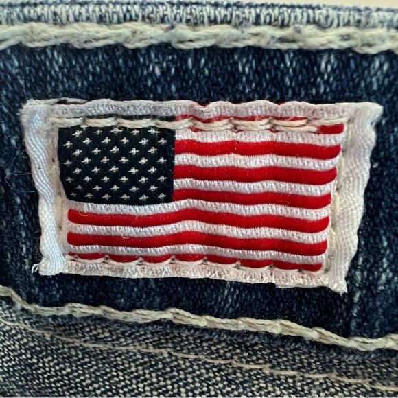 True Religion Jeans Swarovski Crystal World Tour Patch Size 26 - Picture 12 of 16